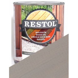 Huile de protection du bois Restol Gris clair