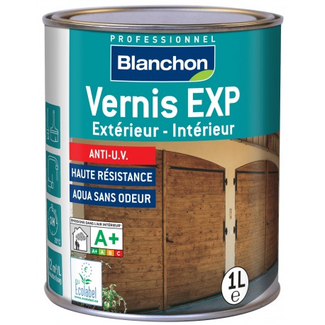 Vernis - intérieur extérieur - incolore mat - 1 L - EXP BLANCHON